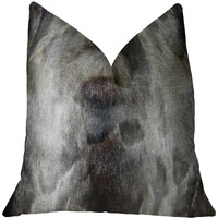 Plutus Brand Ash Handmade Throw Pillow, (Double sided  26" x 26")
