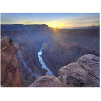 Sunrise as seen from Toroweap Overlook, Grand Canyon National Park, Arizona-Paper Art-50"x38"