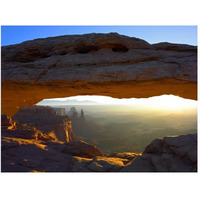 Mesa Arch at sunset from the Mesa Arch Trail, Canyonlands National Park, Utah-Paper Art-50"x38"
