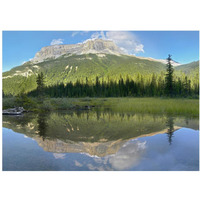 Mt Burgess reflected in Emerald Lake, Yoho National Park, British Columbia, Canada-Paper Art-38"x27.56"