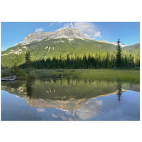 Mt Burgess reflected in Emerald Lake, Yoho National Park, British Columbia, Canada-Paper Art-46"x33.24"