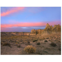 Sandstone formations in Kaiparowits Plateau, Grand Staircase, Escalante National Monument, Utah-Paper Art-26"x22"