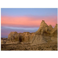 Sandstone formations in Kaiparowits Plateau, Grand Staircase, Escalante National Monument, Utah-Paper Art-34"x26"