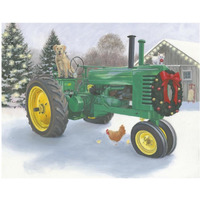 Christmas in the Heartland III -Paper Art-30"x24"
