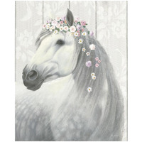 Spirit Stallion II on Wood -Paper Art-22"x26"
