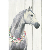 Spirit Stallion I on Wood no Lace -Paper Art-18"x26"