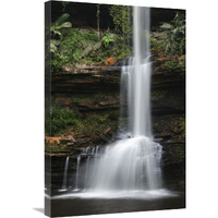 Sandstone gorge and Takob Akob Falls, Maliau Basin, Sabah, Borneo, Malaysia-Canvas Art-20"x30"