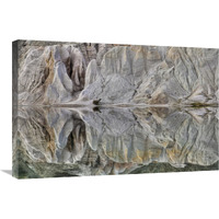Reflection on Blue Lake, St Bathans, Central Otago, New Zealand-Canvas Art-30"x20"