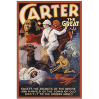 Magicians: Carter the Great: Secrets of the Sphinx-Paper Art-14"x20"