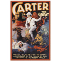 Magicians: Carter the Great: Secrets of the Sphinx-Paper Art-22"x32"