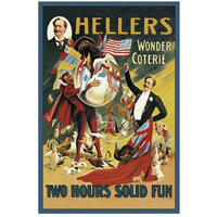 Magicians: Heller's Wonder Coterie-Paper Art-18"x26"