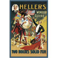 Magicians: Heller's Wonder Coterie-Paper Art-26"x38"