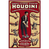 Magicians: Houdini: The World's Handcuff King and Prison Breaker-Paper Art-18"x26"