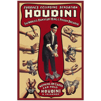 Magicians: Houdini: The World's Handcuff King and Prison Breaker-Paper Art-22"x32"