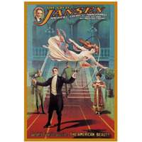 Magicians: Jansen's Favorite Surprise: The American Beauty-Paper Art-26"x38"