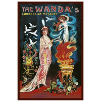 Magicians: Wanda's Goddess of Mystery-Paper Art-22"x32"