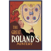 Magicians: Great Roland's Mystery-Paper Art-18"x26"