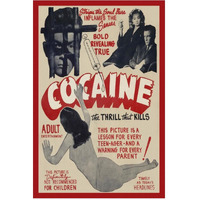 Vintage Vices: Cocaine: The Thrill the Kills-Paper Art-42"x62"
