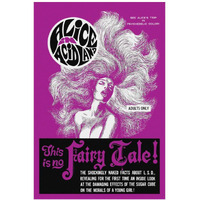 Vintage Vices: Alice in AcidLand-Paper Art-14"x20"