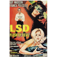 Vintage Vices: LSD: Flesh of the Devil-Paper Art-14"x20"