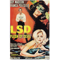 Vintage Vices: LSD: Flesh of the Devil-Paper Art-34"x50"