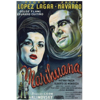 Vintage Vices: Marihuana-Paper Art-26"x38"