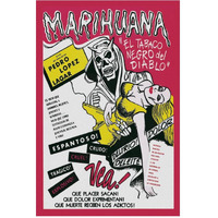 Vintage Vices: Marihuana Story-Paper Art-42"x62"