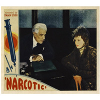 Vintage Vices: Narcotic-Paper Art-24"x22"