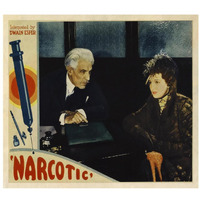 Vintage Vices: Narcotic-Paper Art-32"x29"