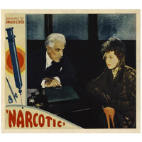 Vintage Vices: Narcotic-Paper Art-46"x41"