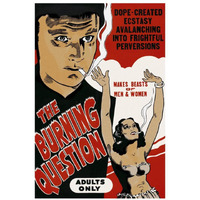 Vintage Vices: Bruning Question-Paper Art-22"x32"