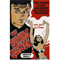 Vintage Vices: Bruning Question-Paper Art-42"x62"