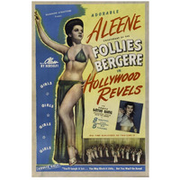 Vintage Vices: Adorable Aleene Follies Bergere in Hollywood Revels-Paper Art-18"x26"