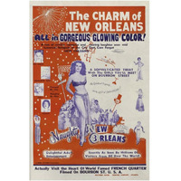 Vintage Vices: Charm of New Orleans-Paper Art-26"x38"