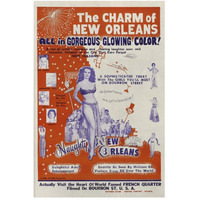 Vintage Vices: Charm of New Orleans-Paper Art-34"x50"