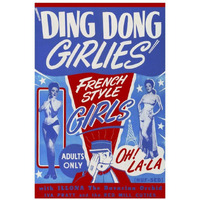 Vintage Vices: Ding Dong Girlies-Paper Art-22"x32"