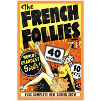 Vintage Vices: French Follies-Paper Art-22"x32"
