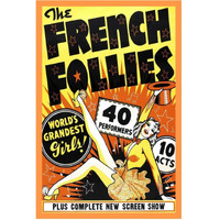 Vintage Vices: French Follies-Paper Art-42"x62"