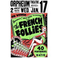 Vintage Vices: French Follies-Paper Art-18"x26"