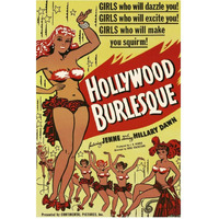 Vintage Vices: Hollywood Burlesque-Paper Art-42"x62"