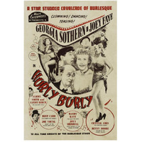 Vintage Vices: Hurly Burly-Paper Art-34"x50"