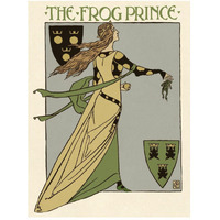 Frog Prince Title Page-Paper Art-38"x50"