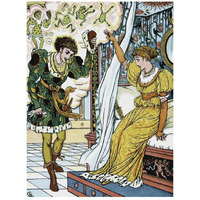 Frog Prince - The Transformation-Paper Art-20"x26"