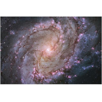 M83 - Spiral Galaxy-Paper Art-38"x26"