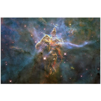 Mystic Mountain in the Carina Nebula-Paper Art-26"x18"