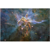 Mystic Mountain in the Carina Nebula-Paper Art-38"x26"