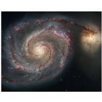 M51 - The Whirlpool Galaxy-Paper Art-37"x30"
