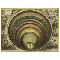 Maps of the Heavens: Corprum Coelestium-Paper Art-26"x20"