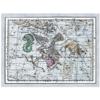 Maps of the Heavens: Aquila - Jupiter's Eagle-Paper Art-18"x14"