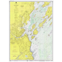 Nautical Chart - Portland Harbor and Vicinity ca. 1974-Paper Art-24"x32"